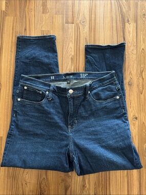 J. Crew Slim Straight Dark Wash Jeans 32